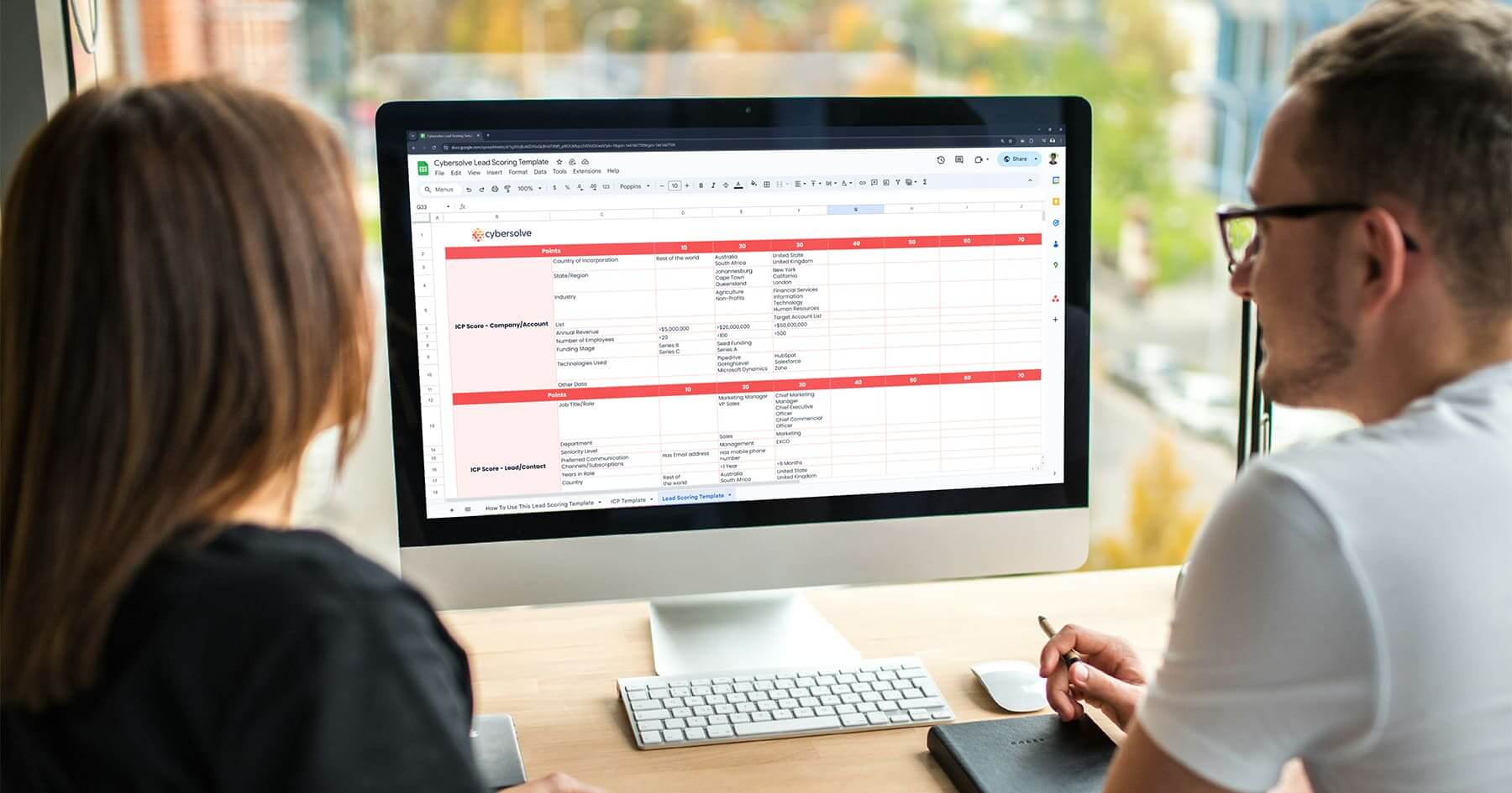 Cybersolve Lead Scoring Template